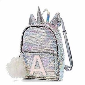 Justice girls unicorn L backpack